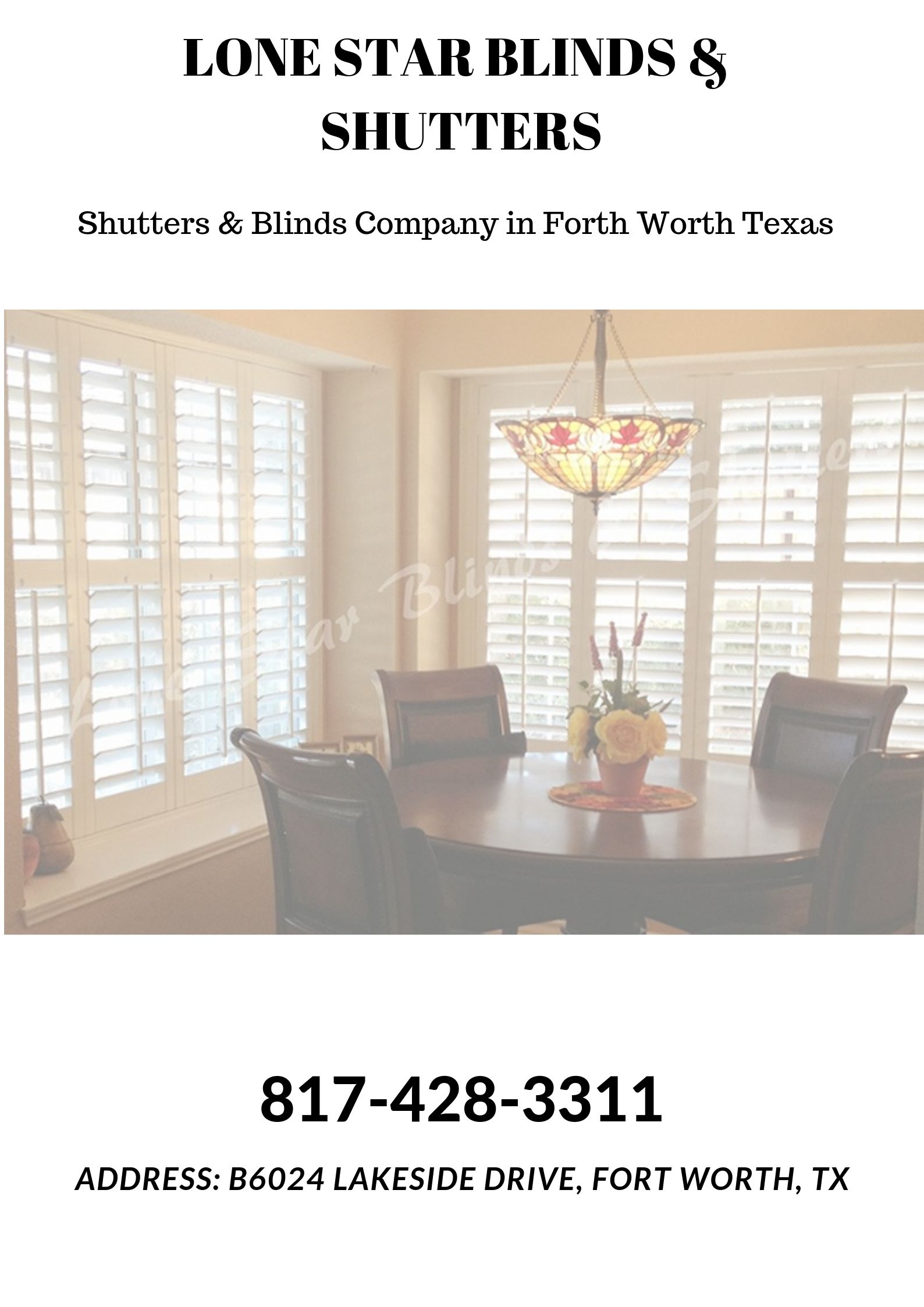 Affordable Plantation Shutters Fort Worth TX